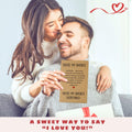 Pawzity Anniversary Card for Couple Hearts Pattern 5.3x8in Single Folded Card by Deal US