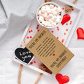 Pawzity Anniversary Card for Couple Hearts Pattern 5.3x8in Single Folded Card by Deal US