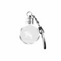 Artmosphere Taurus Zodiac Crystal LED Keychain Color Changing Transparent by Deal US