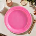 Suertestarry 102 Pcs Party Plates Napkins Set Rose Pink for 20 People by Deal US