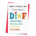 xiangqiankan Father's Day Card Husband Boyfriend Vintage 5x8 inches 2D-008 by Deal US