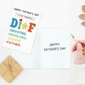 xiangqiankan Father's Day Card Husband Boyfriend Vintage 5x8 inches 2D-008 by Deal US
