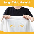 Niuara White Plastic Table Cloth 54x108in Rectangle 4 Pack Waterproof by Deal US