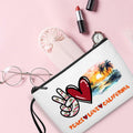 Gostop Texas State Cosmetic Bag Peace Love Texas Makeup Zipper Pouch by Deal US