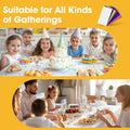 Niuara White Plastic Table Cloth 54x108in Rectangle 4 Pack Waterproof by Deal US