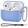 BOBEN AirPods Pro 2 Case Silicone Cover with Lanyard Keychain Blue by Deal US