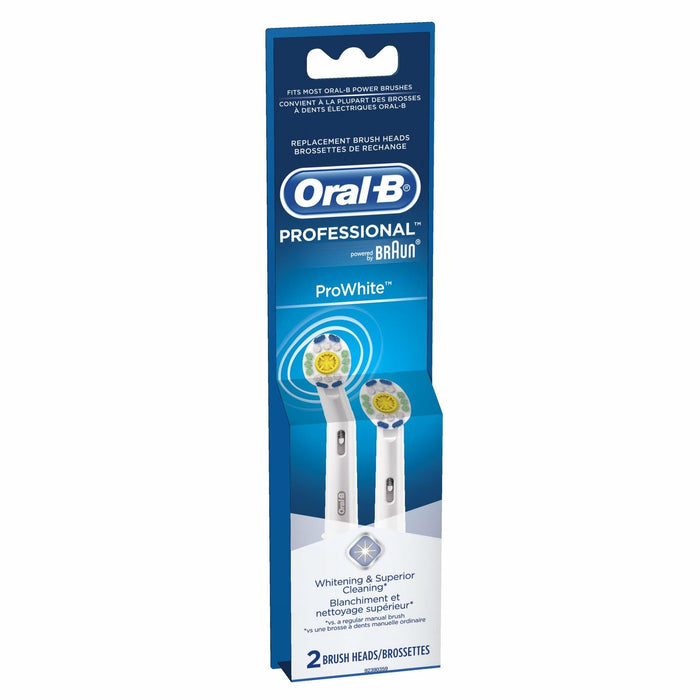 Oral-B Professional Prowhite Replacement Brush Head 2 Count by Deal US