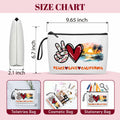 Gostop Texas State Cosmetic Bag Peace Love Texas Makeup Zipper Pouch by Deal US