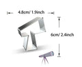 WJSYSHOP Telescope Shape Cookie Cutter Stainless Steel Silver Small by Deal US