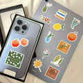 riduk 124Pcs Boho Floral Vinyl Waterproof Stickers for Journaling DIY Decor by Deal US