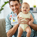 NQEUEPN New Dad 1st Birthday Card with Envelope Multicolor Father's Day Gift by Deal US