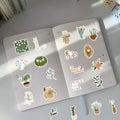 riduk 124Pcs Boho Floral Vinyl Waterproof Stickers for Journaling DIY Decor by Deal US