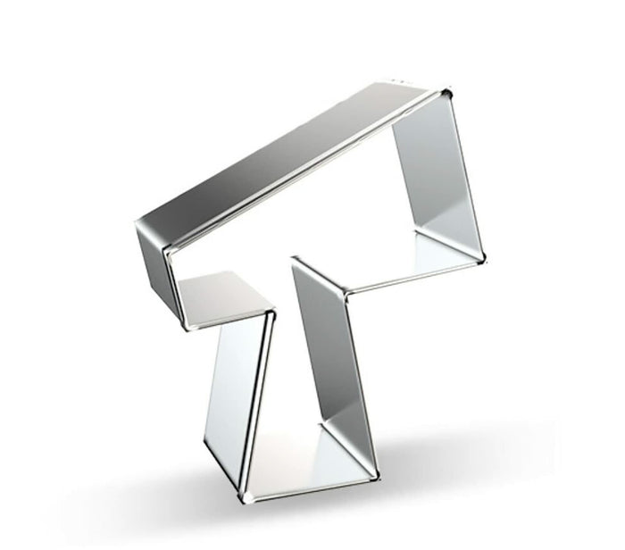WJSYSHOP Telescope Shape Cookie Cutter Stainless Steel Silver Small by Deal US