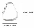 WJSYSHOP Stainless Steel Three Layer Cake Cookie Cutter Silver by Deal US