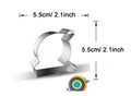 WJSYSHOP Stainless Steel Cookie Cutter Cutting Machine Shape Silver by Deal US