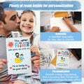 NQEUEPN New Dad 1st Birthday Card with Envelope Multicolor Father's Day Gift by Deal US