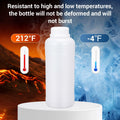ASEVAT 33.8oz Plastic Reagent Bottle HDPE Wide Mouth Screw Cap 2Pcs by Deal US