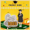 InfleasJoiy 4FT Graduation Inflatable Street Sign LED White Outdoor Decor by Deal US