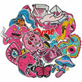 ELEFOCUS 16Pcs Pink Iron-on Patches Applique for Clothing by Deal US