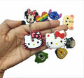 ZJU Cartoon Keyring Key Holder 14pcs Multi Color Metal 2in Animal Style by Deal US