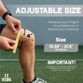 VESIRA Knee Brace Patellar Tendon Support Compression Sleeve Black by Deal US