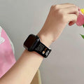 Sports Silicone Watch Bands Black Compatible with iWatch Series 1-9 42mm by Deal US