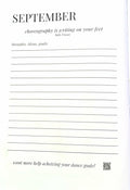 Dance Season Planner 2025-2026 A5 Midnight Motion Monthly Weekly Organizer by Deal US