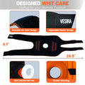 VESIRA Knee Brace Patellar Tendon Support Compression Sleeve Black by Deal US