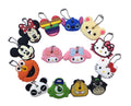 ZJU Cartoon Keyring Key Holder 14pcs Multi Color Metal 2in Animal Style by Deal US