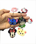 ZJU Cartoon Keyring Key Holder 14pcs Multi Color Metal 2in Animal Style by Deal US