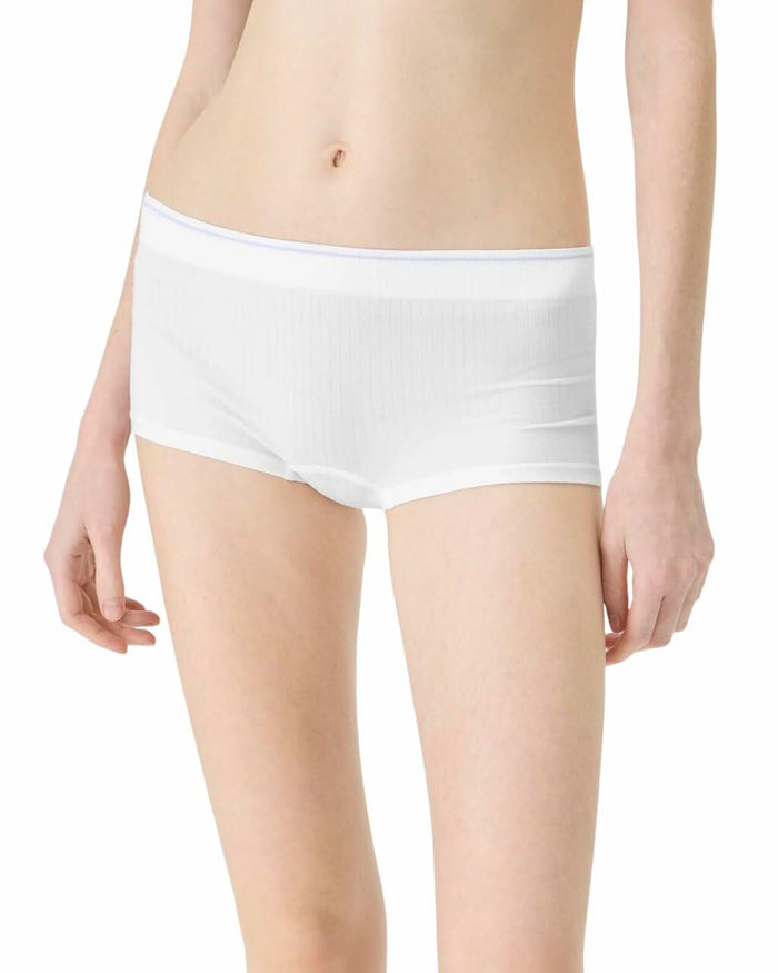 florence by mills Cozy Crush Seamless Boyshort White Size XS by Deal US
