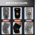 VESIRA Knee Brace Patellar Tendon Support Compression Sleeve Black by Deal US