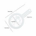 Sasha 3pcs Fine Nylon Mesh Strainer Set 100/200/400 Filter Spoon Sieve by Deal US