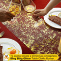 Deconovo Gold Sequin Table Runner 9FT 2PCS Polyester Kitchen Party Decor by Deal US