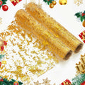Deconovo Gold Sequin Table Runner 9FT 2PCS Polyester Kitchen Party Decor by Deal US