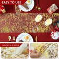 Deconovo Gold Sequin Table Runner 9FT 2PCS Polyester Kitchen Party Decor by Deal US