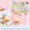 KATINAT Easter Story Wooden Eggs Set 12pcs Easter Story Puzzle Small by Deal US