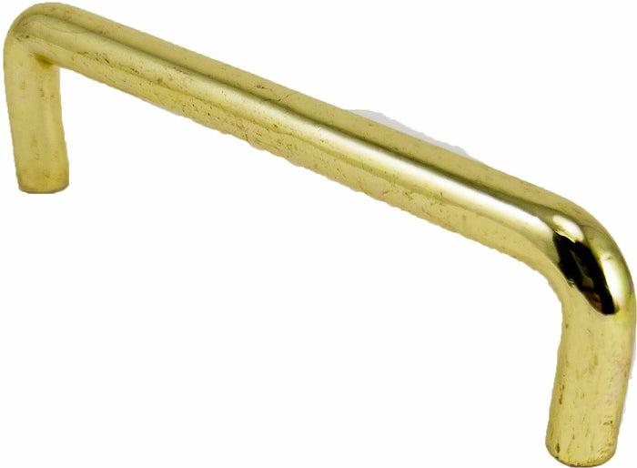 Harris Hardware 3" Polished Brass Zinc Wire Pull Cabinet Door 5-Pack by Deal US