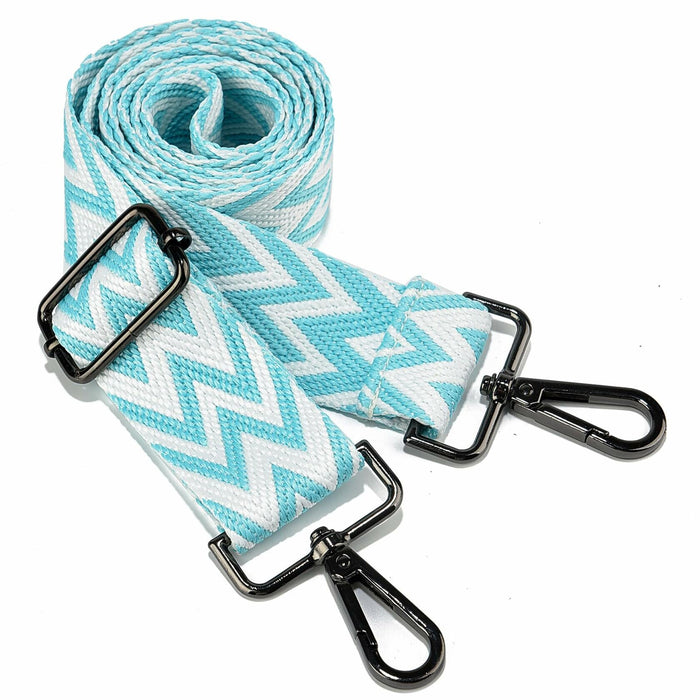 Purse Strap Adjustable Crossbody Replacement Wide Shoulder Strap Gunmetal by Deal US