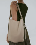 Women's Top Handle Satchel Handbag Elegant Tote Purse Detachable Strap Apricot by Deal US