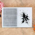 Kwan Crafts Clear Stamps Wall Stone Grid Watermark Ink 2 Sheets Silicone by Deal US