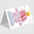 ACHICGIRL Funny Birthday Card for Dad Humor from Son Daughter Color ACH-123 by Deal US