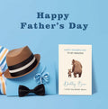IDU Funny Fathers Day Card for Dad from Kids - Daddy Bear I Love You BEARY Much by Deal US