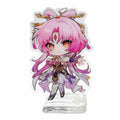 YJacuing Honkai Star Rail Chibi Cute Acrylic Stand Figure Keychain Pink Fu Xuan by Deal US
