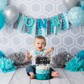 huizebaozhuang Zoo Birthday Party Cake Topper Double-Sided Black Cardboard by Deal US