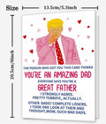 ACHICGIRL Funny Birthday Card for Dad Humor from Son Daughter Color ACH-123 by Deal US