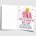 ACHICGIRL Funny Birthday Card for Dad Humor from Son Daughter Color ACH-123 by Deal US
