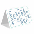 HEJOYN Father's Day Card for Dad Grandpa Husband Cute TV Joke Design by Deal US