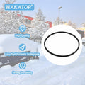 HAKATOP Snow Thrower Auger Belt for MTD 1/2" x 37" Black Rubber by Deal US