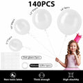 SINBEE 140pcs White Balloon Arch Kit 18 12 10 5 Inch Party Decorations by Deal US